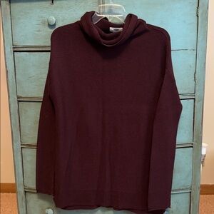 Old Navy Women's Deep Burgundy Cowl Neck Sweater